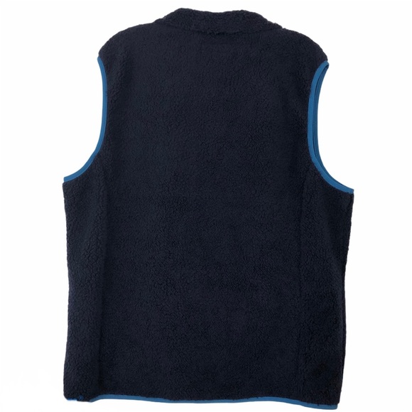 Ocean + Coast NWT Men’s Navy Fleece Vest With Pockets L - Picture 7 of 13